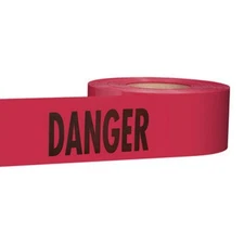 Milwaukee 77-1004 Red/Black Barricade Tape 3" x 1000'