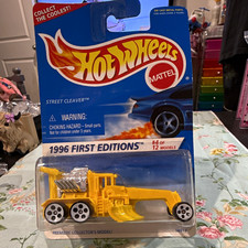 Hot Wheels Street Cleaver 1:64 1996 Yellow/Silver Diecast Unopened