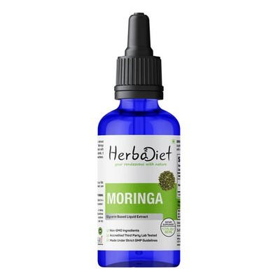 Moringa Leaf Extract Liquid 50 ml Organic Tincture Supplement Energy Antioxidant