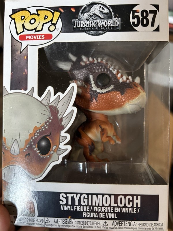 Funko Pop! Jurassic World Fallen Kingdom STYGIMOLOCH #587 Vaulted PROTECTOR