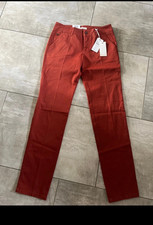 MAC Damen Hose Rot W34 L32 gerades Bein Neu m...