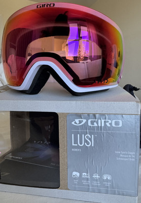 Giro Lusi Women's Ski Snowboard Goggle White/Pink Worn Once