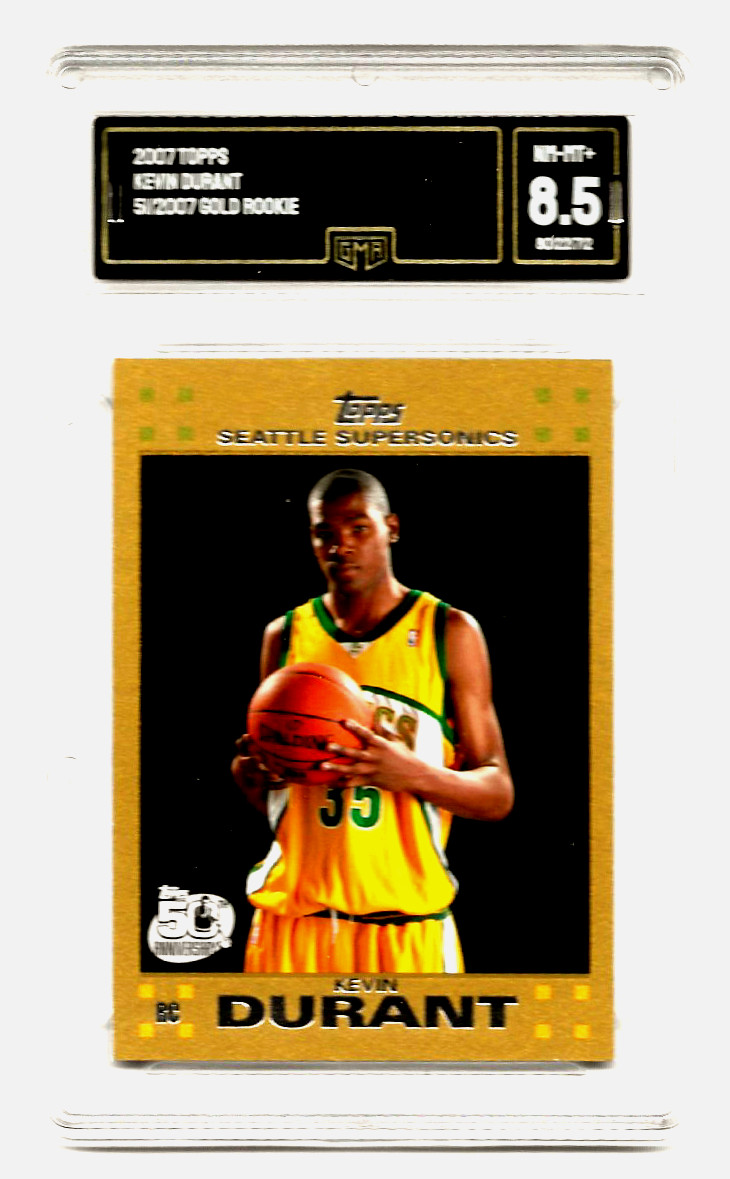 2007 Topps 50 year Anniversery #112 Kevin Durant (Gold Rookie) 0051/2007 Sonics