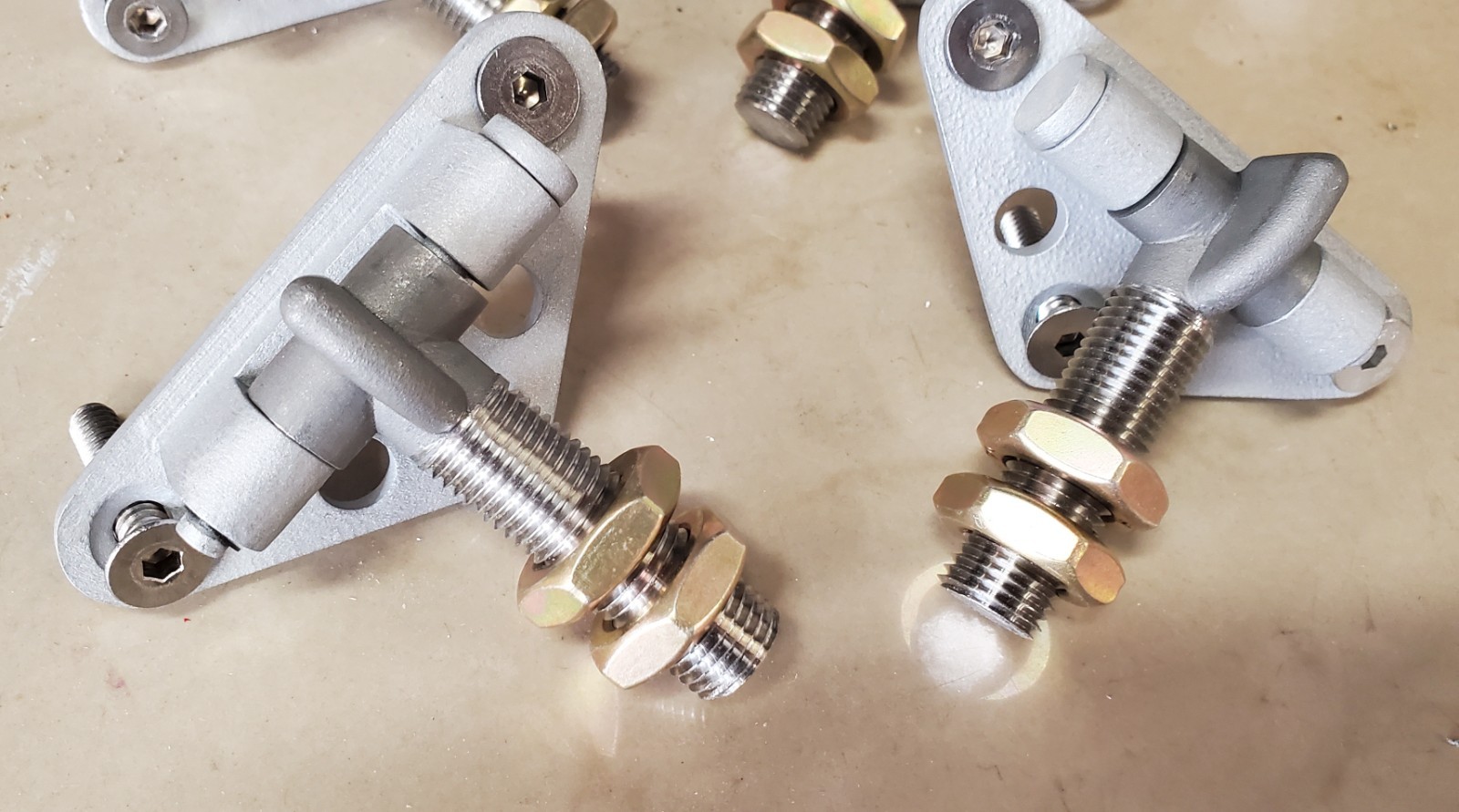 F40 Ferrari  Doors: Set of Door Hinges With All Hardware. F40 Doors