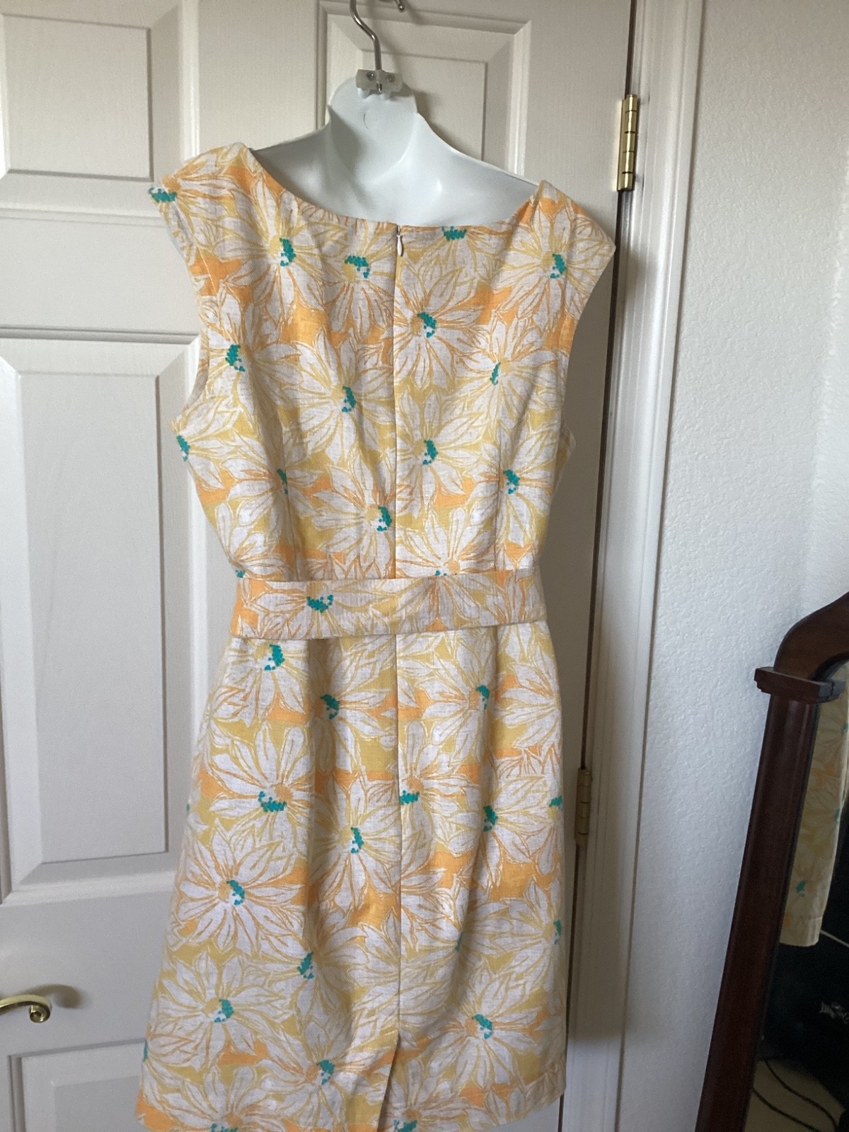 Pendleton dress yellow daisy pattern with jacket … - image 2