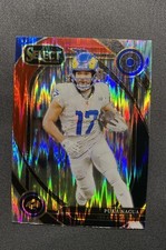 2024 Panini Select - Club Level Puka Nacua #287 Black & Red Shock Prizm