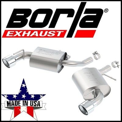 Borla S-Type Cat-Back Exhaust System fits 2016-2023 Chevy Camaro LS 2.0L Turbo