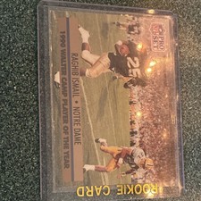 Pro Set 1991 Raghib Ismail Notre Dame Fighting Irish #36 Rookie Card. rookie card picture