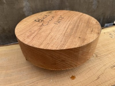 Black Cherry Turning Wood Bowl Blank Lathe 12 x3 
