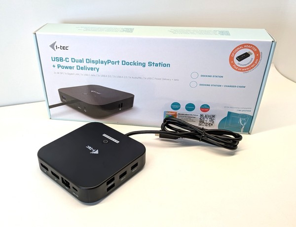 I-Tec USB-C Dual Displayport Docking Station + Power Delivery 100 W-image