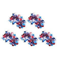 10Pcs Patriotic Hair Clips for Girls Reusable Independence Day Assorted Color