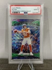 2024 Prizm Bo Nix Fireworks RC Green Wave #23 Broncos PSA 10