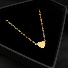 Heart Necklace and Earrings Set