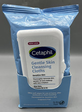 Cetaphil Gentle Skin Cleansing Cloths for Sensitive Skin - 25 Count Brand NEW