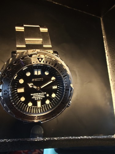 Seiko Mod tuna 47 mm nh35 seiko new free silicon seiko strap - Imagen 5 de 8