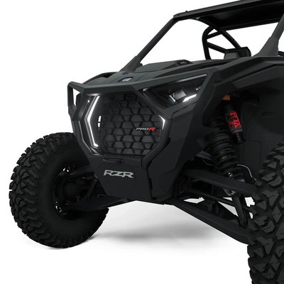 25-26 Polaris 2890390-458 Front High Coverage Bumper Black RZR Pro S R Ultimate