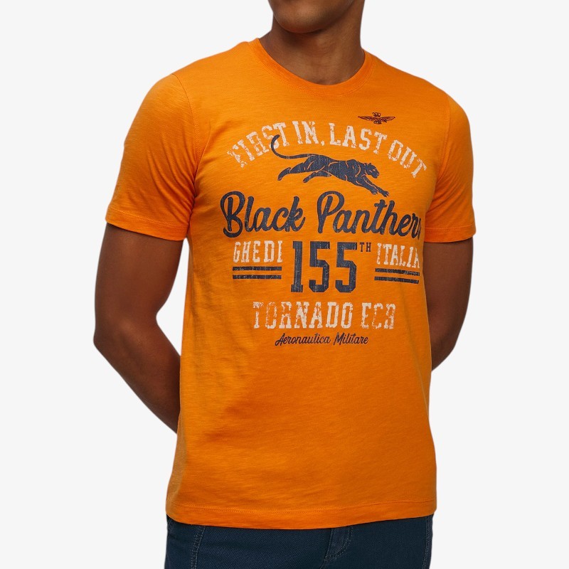 Футболка Aeronautica Militare TS2413 57593 Arancione Taglia L CE25 11490₽