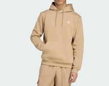 adidas Originals Men's Adicolor Essentials Trefoil Hoodie Size Medium Cardboard