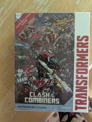 Transformers Deck Building Game Clash of the Combiners Expansion - New in shrink