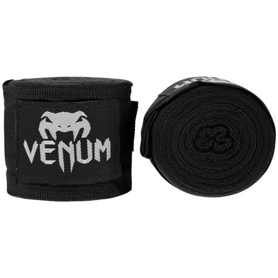 Venum Kontact 2.5m Boxing Handwraps - Black