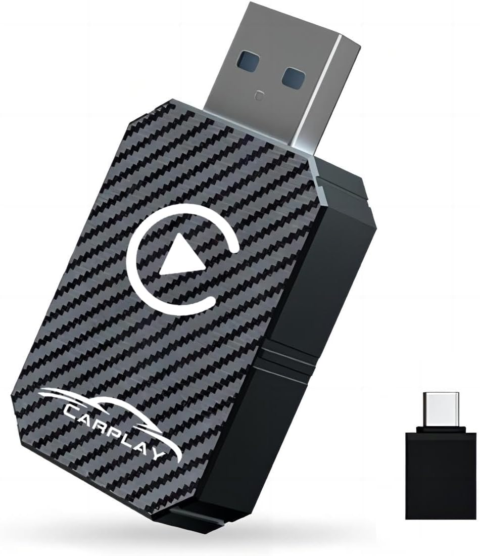 Wireless Carplay Adapter 2025 Upgraded, Wireless Carplay Dongle, Converts Wired