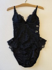 Vintage Victorias Secret Gold Label 90s Teddy Coquette Boudoir Bodysuit Size 34A