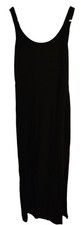 Gap Women's Black Tank Maxi Stretch Dress, Scoop Neck Sleeveless, Size S
