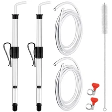 14” Mini Auto Siphon - 3/8”Racking Cane, Homebrew Beer Wine Siphon Pump with ...