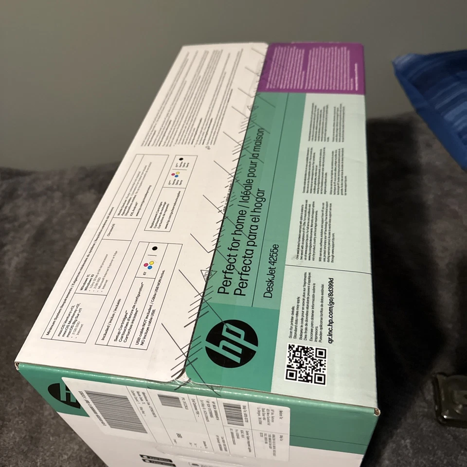 HP DeskJet 4255e Wireless Color All-In-One Inkjet Printer Print Scan Copy Best - Image 2 of 4