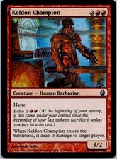 Keldon Champion U Premium Deck Series: Fire and Lightning 14 LP MTG Foil Magic t