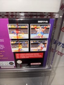 Vintage 1995 Super Punch Out SNES Video Game PAL -UK Version Graded VGA 95 🔥