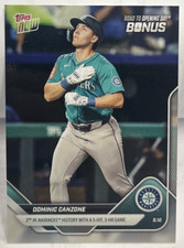 Dominic Canzon 2025 Topps Now Road To Opening Day Bonus #ODB20 Mariners - SP/373