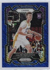 2023-24 Panini Prizm FOTL Blue Shimmer 24/35 Colin Castleton #287 01nw