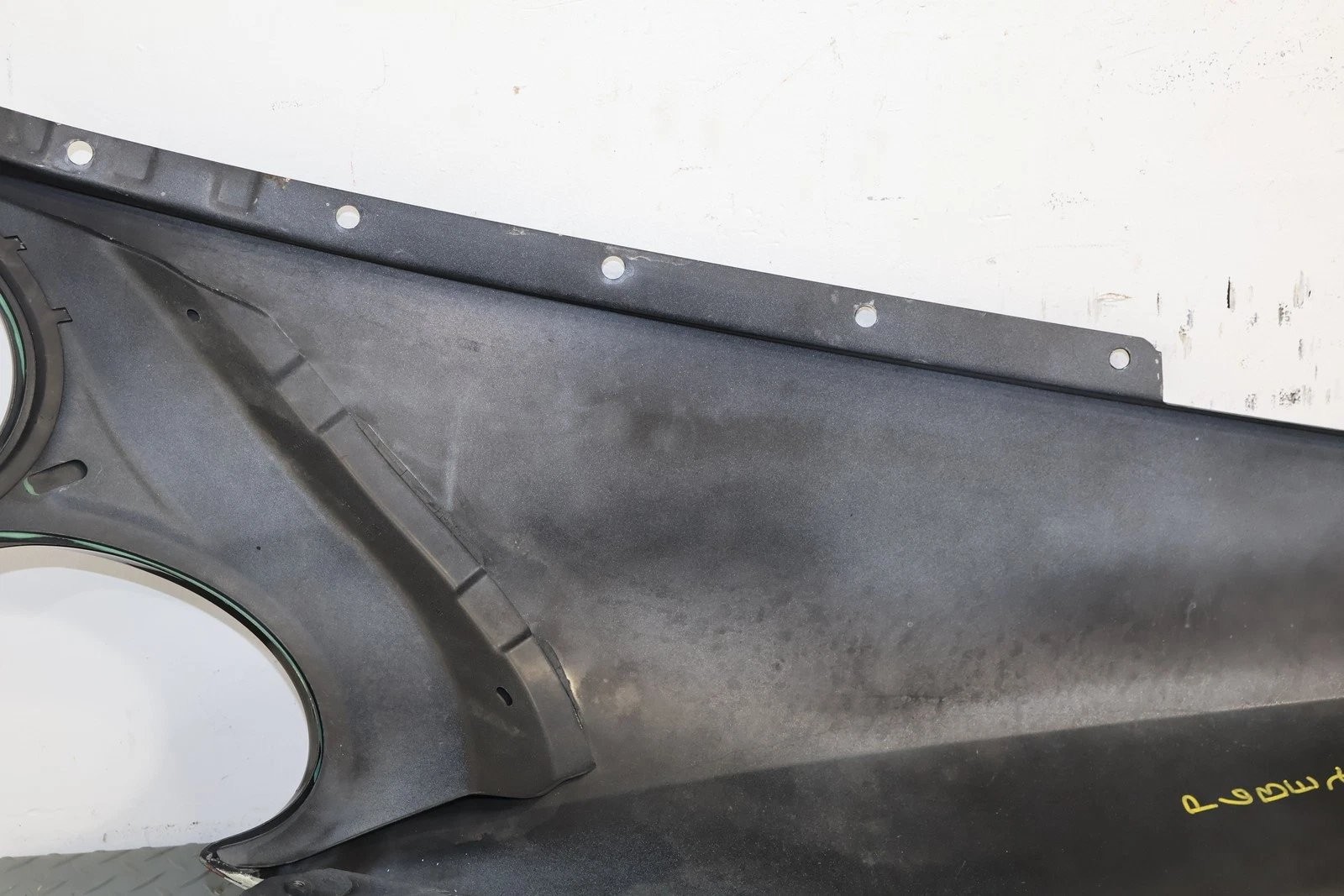 06-12 Bentley Flying Spur Right RH Front Fender Bare (Black Respray) Stone Chips
