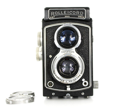 [Exc+3] ROLLEICORD DBP DBGM Schneider-Kreuznach Xenar 75mm F3.5 TLR Film Camera