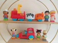 Happyland ELC Zoo Train With Figures & Ice Cream Kart with Seller Bundle