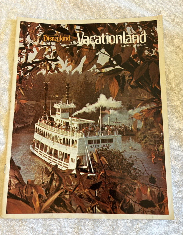 Disneyland Vacationland Magazine 1974 Vol 18 No 3 Disneyland Travel Disney VTG