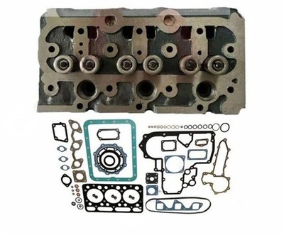 Cylinder Head Assy & Full Gasket Set Fit For Kubota D1301 Engine L305DT Tractor
