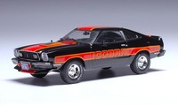 Ixo CLC599N 1:43 Ford Mustang Cobra Ii 1977 Modellauto Schwarz/Rot