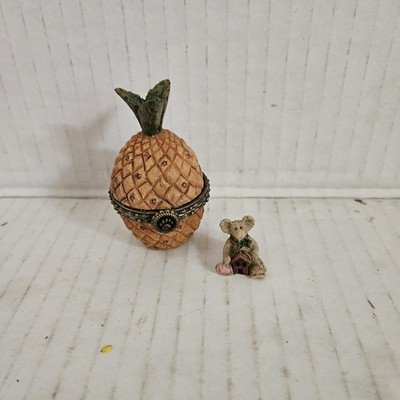 Boyds Bear Treasure Box - Virginia's Friends Welcome Pineapple  Homer McNibble 