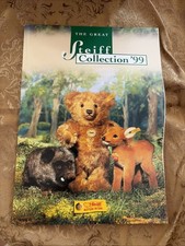 New 1999 Steiff German Stuffed Animals Full Catalog Bears Classic