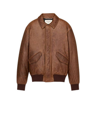 SAINT LAURENT $6900 BRUN CHENE/MARRON TERRACOTTA Jacket New