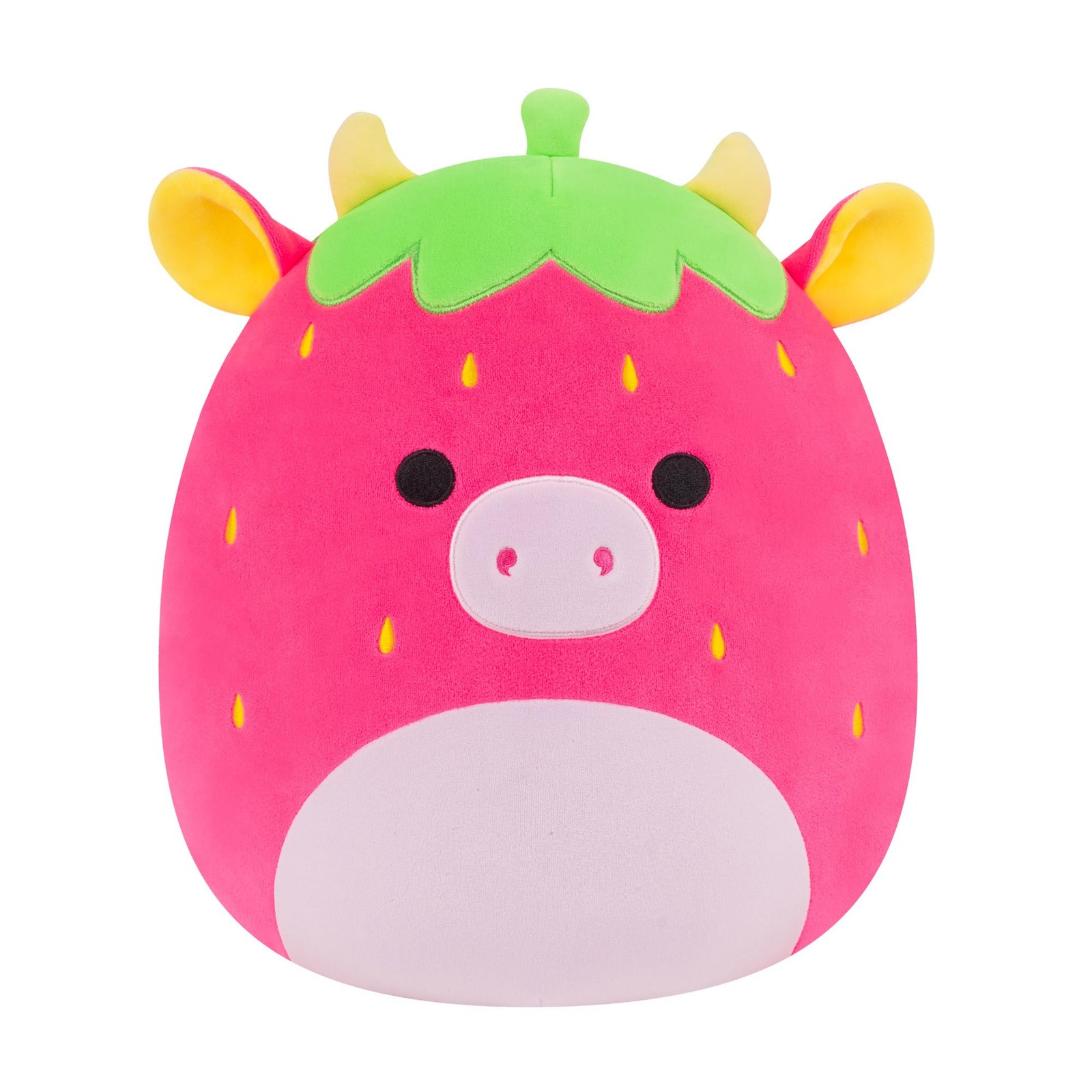 Squishmallow Original 12-Inch Cleary the Pink Strawberry Cow