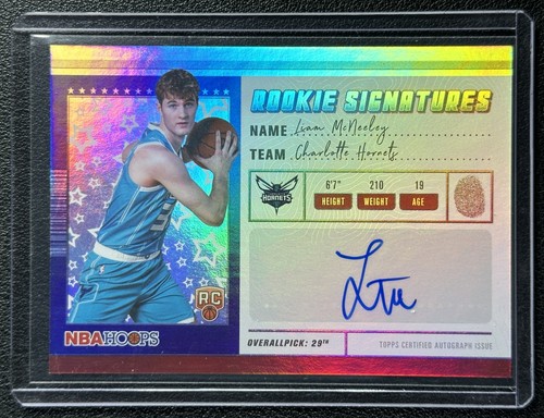 2025 Topps Signature Liam McNeeley Base (RAW)