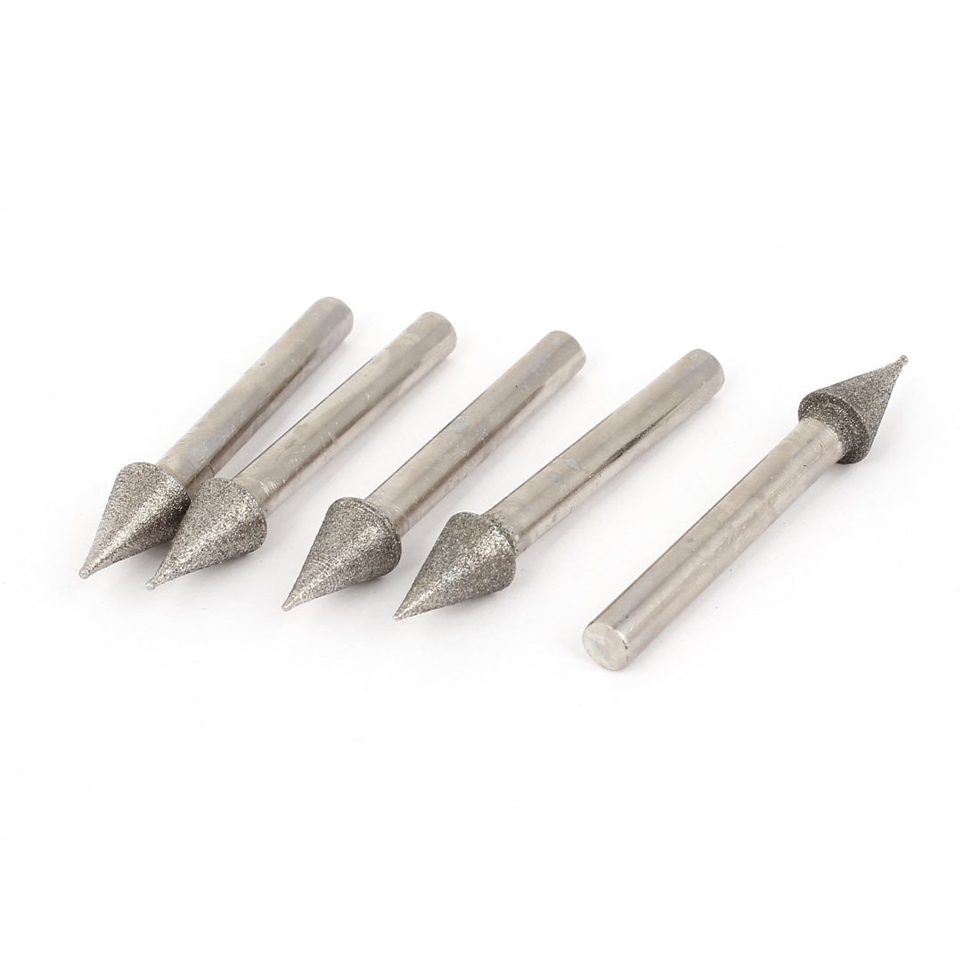 6mm Shank 10mm Diamond Cone Grinding Bit 5pz  