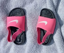 Nike Toddler Kawa Slides in Digital Pink BV1094-610- Size 6C