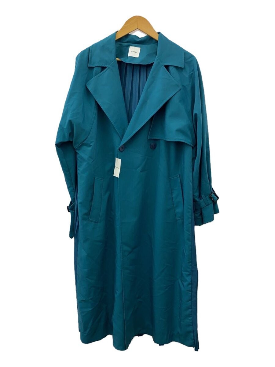 Ameri See-Through Back Pleated Trench Coat/-/Poly… - image 1