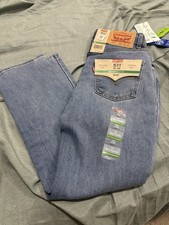 NWT Levi  s 511 Slim Fit Performance Blue Denim Jeans Adjustable Waist Sizes 8