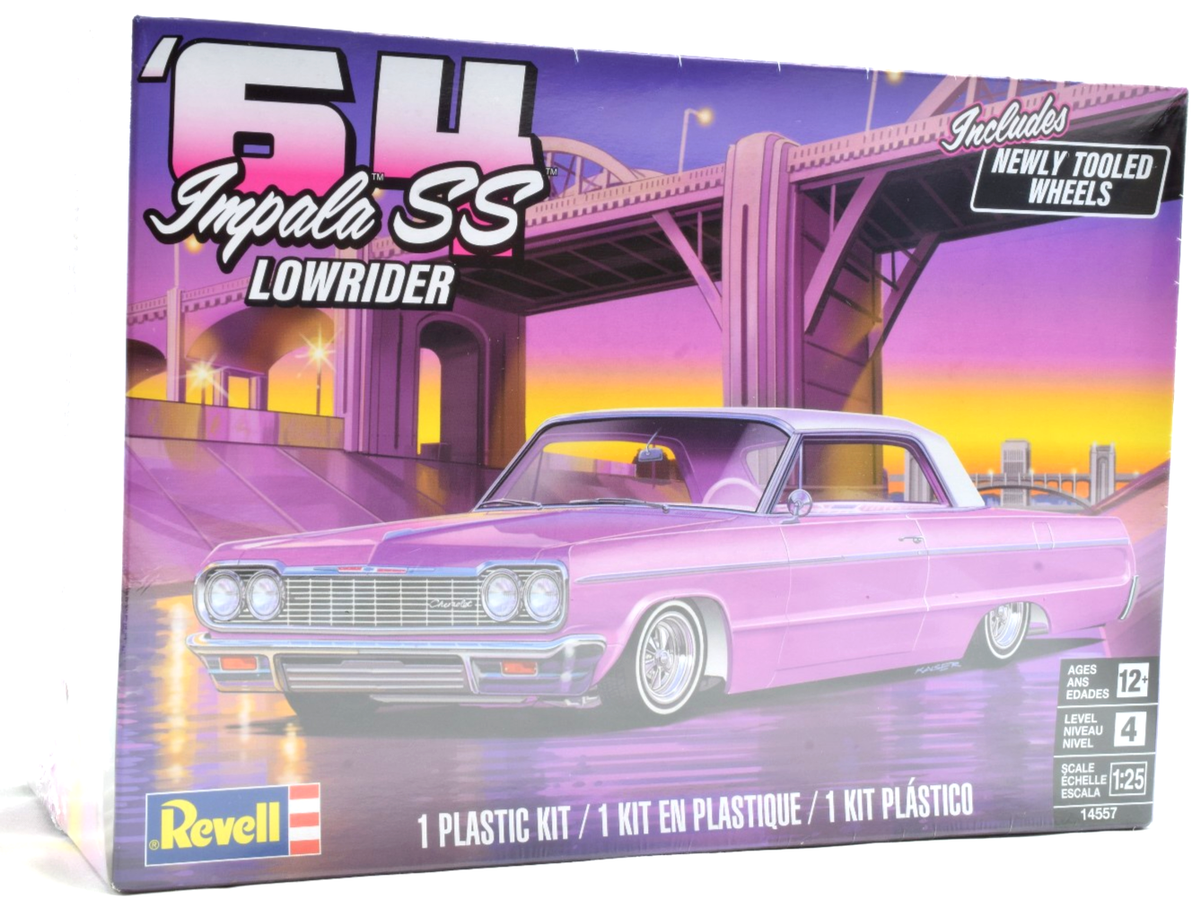 自動車 Revell 1/25 64 impala ss lowrider Revell 1964 Chevy Impala SS Lowrider - Newly Tooled Wheels 1/25