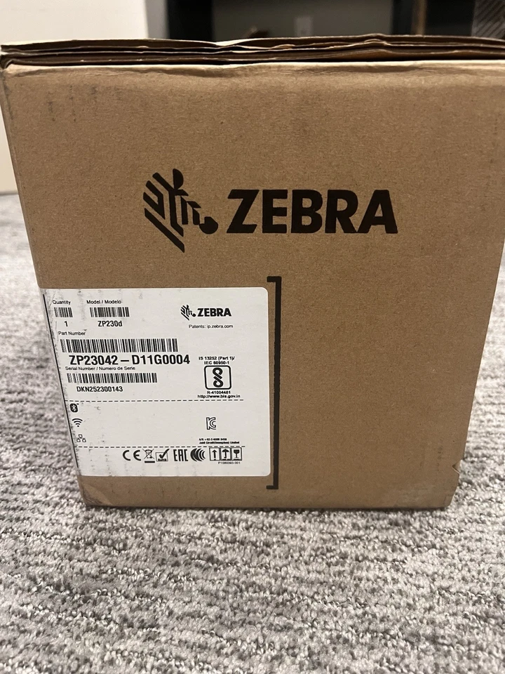 NEW! ZEBRA ZP230D THERMAL LABEL/BARCODE PRINTER ZP23042  Sealed! -Replaces ZP450 - Image 3 of 4